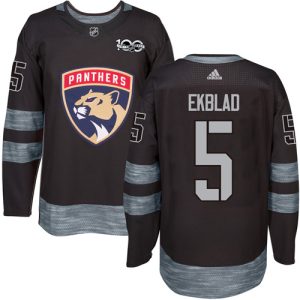 Kinder Florida Panthers Eishockey Trikot Aaron Ekblad #5 Authentic Schwarz 1917-2017 100th Anniversary